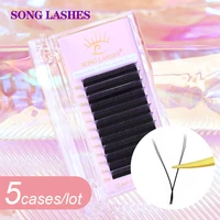 song lashes y shaped handmade eyelash extensions premium mink soft light natural makeup false eyelash individual salon use