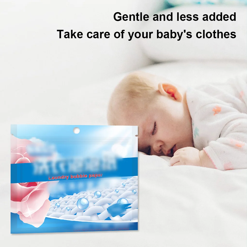 

30Pcs Bag Laundry Tablets Portable Washing Machine Detergent Powder