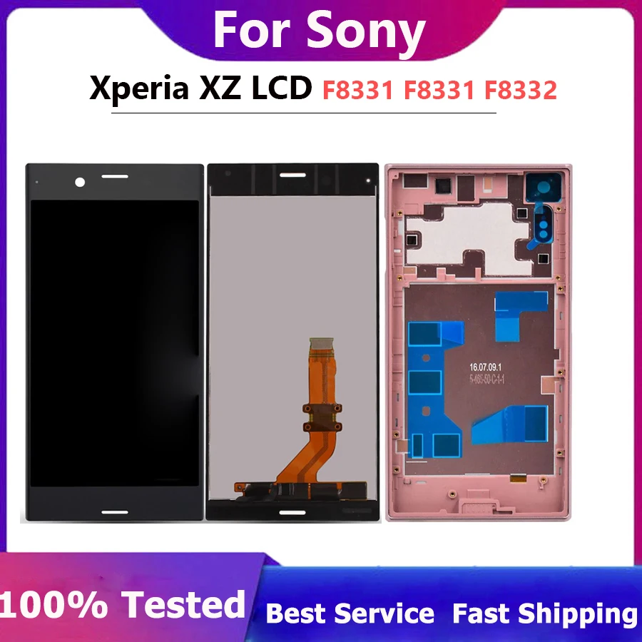 

5.2" LCD For Sony Xperia XZ Display Touch Screen Digitizer Assembly With Frame Replacement F8331 F8331 F8332 LCD For Sony XZ LCD