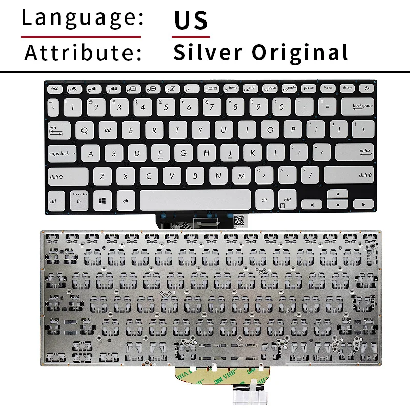 Фото Оригинальная клавиатура для ноутбуков ASUS VivoBook S14 S430FA S430FN S430UA X430FA X430FN X430UA S4300UF/N/A (версии для США/России) №5