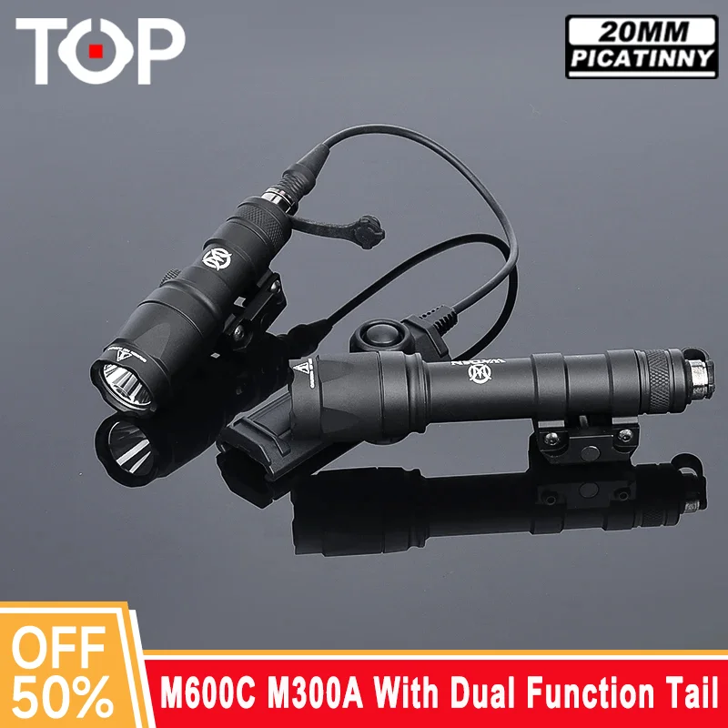 Фонарик с двумя функциями Переключателя Давления SF-разъемом