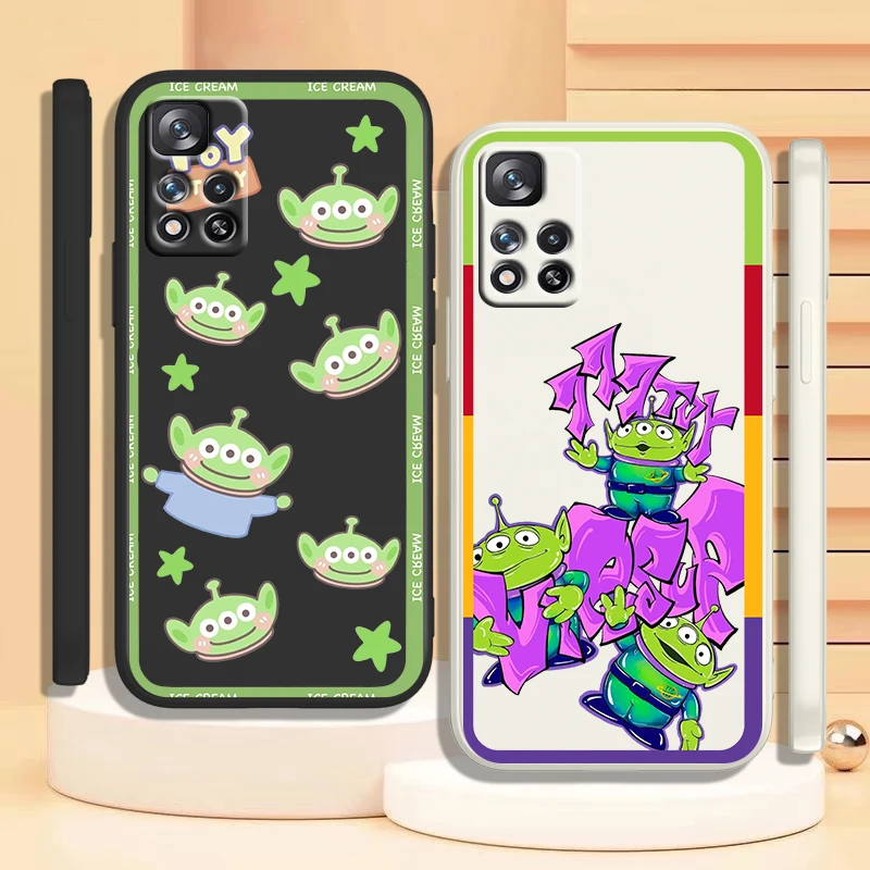 

Disney Toy Story Woody Buzz Case For Xiaomi Redmi Note 11 11T 10 10S 9 9S 9T 8 8T 7 5 Pro 4G 5G Liquid Rope Phone Cover Capa