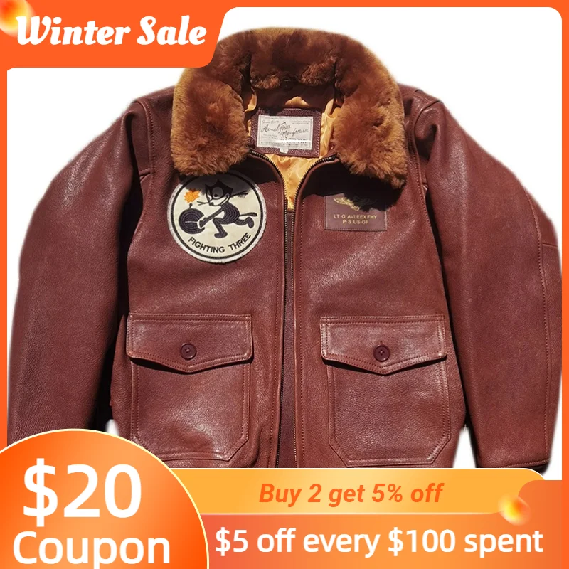 

Куртка из натуральной овечьей кожи мужская, винно-красная, G1, размера плюс 3XL, в стиле милитари