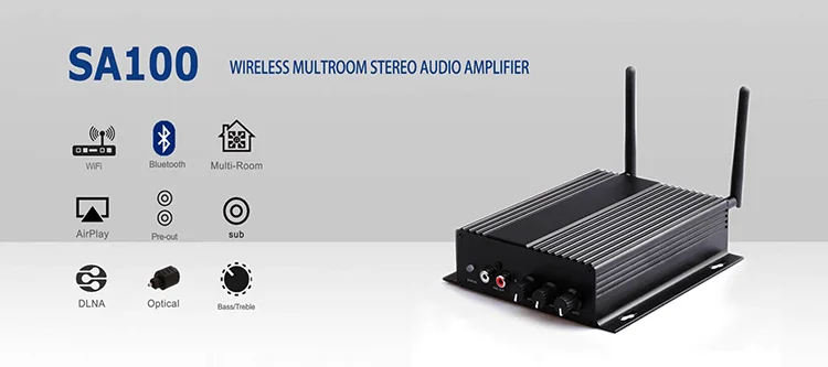 Профессиональный дешевый стерео усилитель SA100 производители Hi-Fi аудио