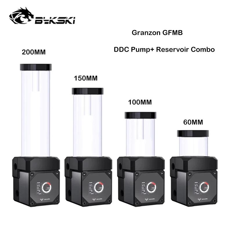 

Granzon GFMB AIO Digital Display DDC Combo Pump+Reservoir Wireless Speed Control,Flow 700L/H Water PumpTank 60/100/150/200mm