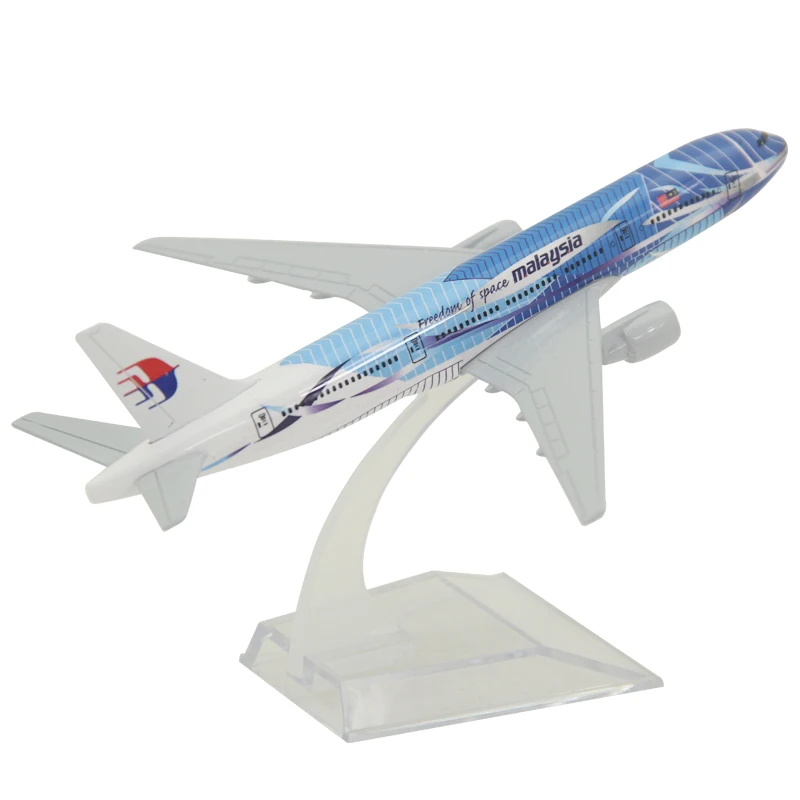 

Diecast 1:400 Scale Malaysia Airlines B777 Civil Aviation Alloy & Plastic Passenger Jet Model Toy Gift Collection Simulation