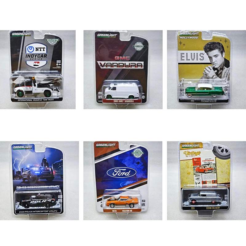 Greenlight 1:64 GMC Durastar прицеп ELVIS Explorer полицейский автомобиль зеленая машина серии