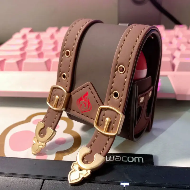 

[Genshin Impact] Headphone Cover Klee Backpack Small School Bag Messenger Strap Suitable For Apple Red Rice Bluetooth Headset