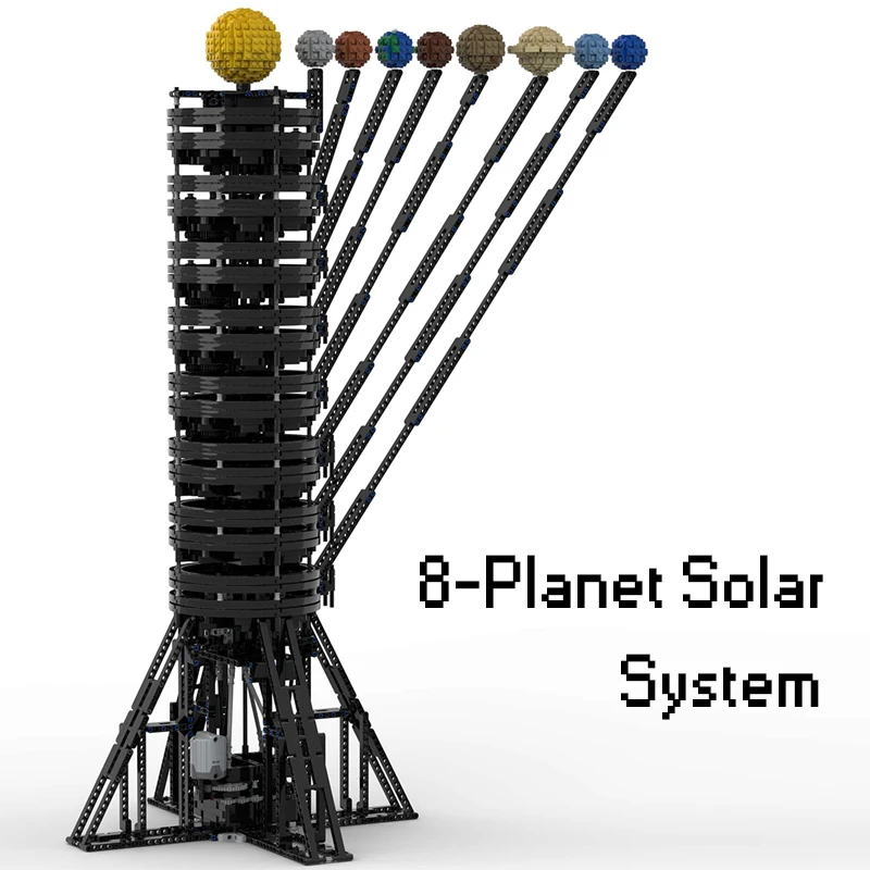 

8-солнечная система планеты креативные идеи восемь планет в Солнечной системе строительные блоки Луна и Вселенная набор кирпичей
