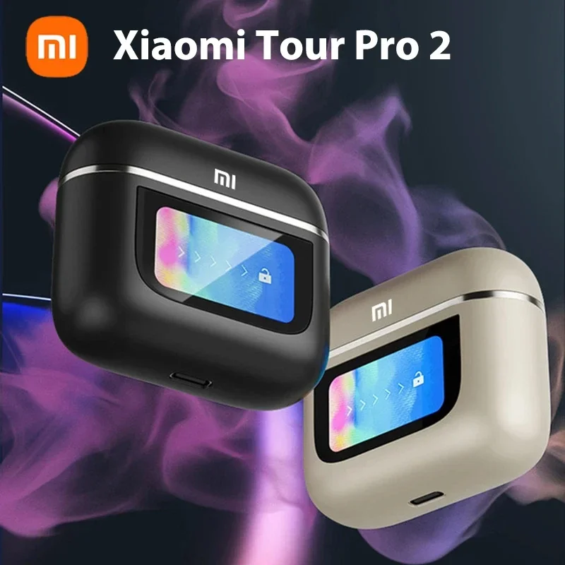 Беспроводные наушники Xiaomi Tour Pro 2 с сенсорным ЖК-экраном