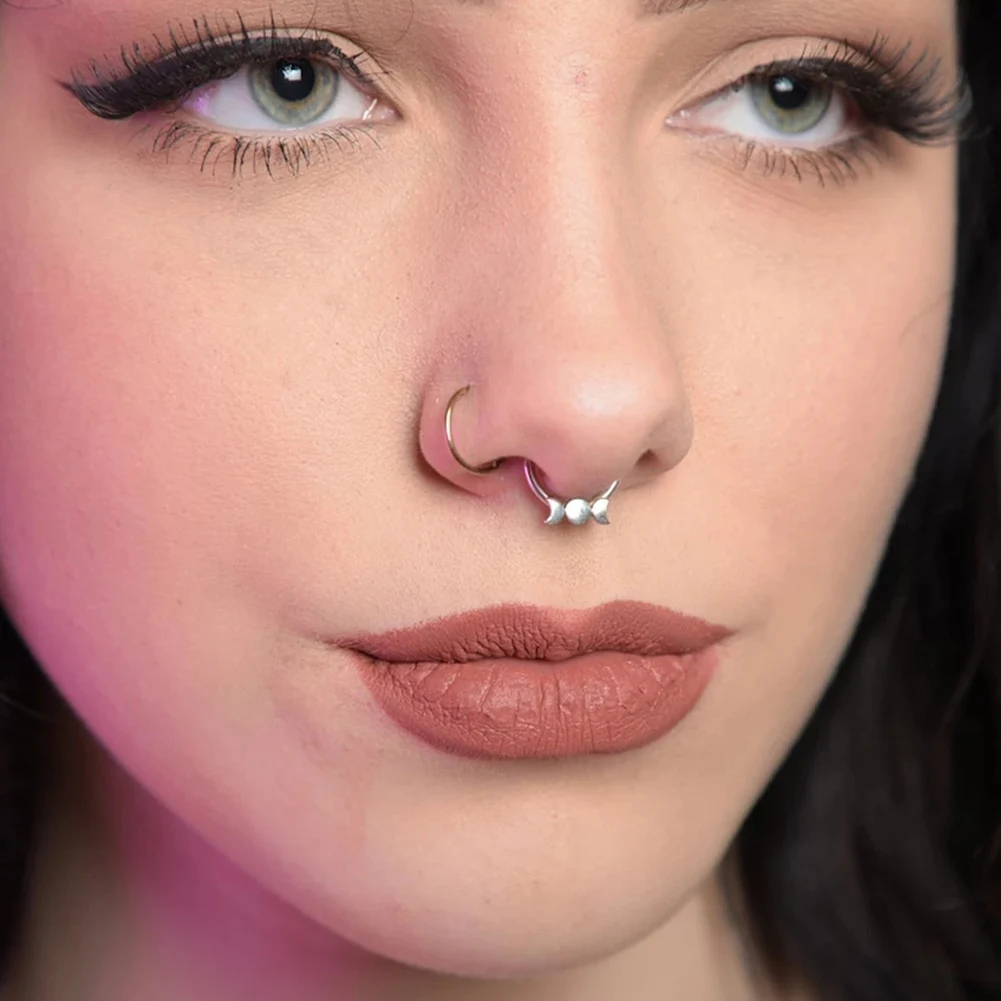 

1pc Stainless Steel Simple Metal Circle Small Hoop Earrings For Women Girls Piercing Jewelry Geometric Round Helix Ear