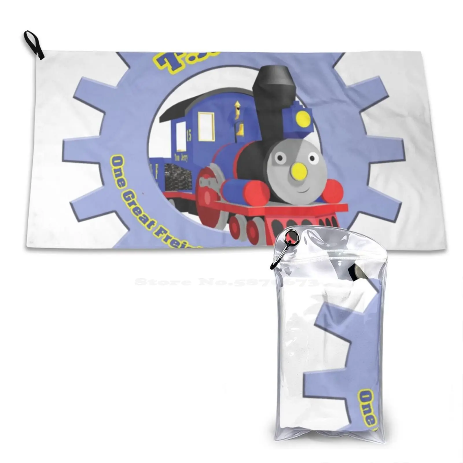 Кротония-&quot Т.Д. Маленькая грузовая машина Мягкие спортивные полотенца на заказ