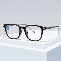 fashion simple plastic frame glasses men and women style full rim anti blue ray spectacles with spring hinges new arrival