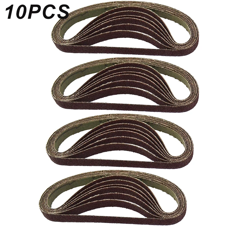 

10pcs 330*10mm Air Finger Sander Sanding Belts 60-800-Grit Grinder For Wood Paint Varnish Plastics Power Tools