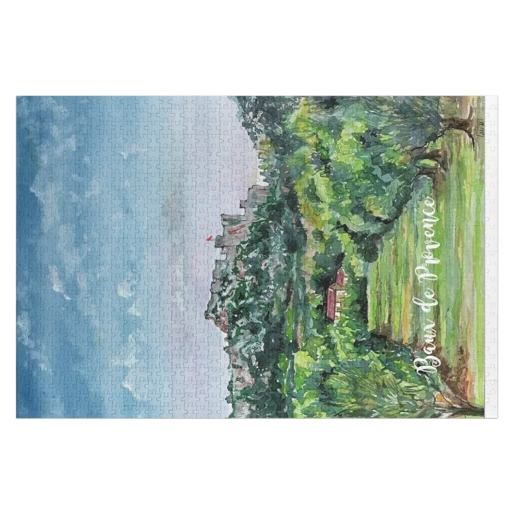 Пазл с пейзажем прованса рождественские подарки персонализированный подарок