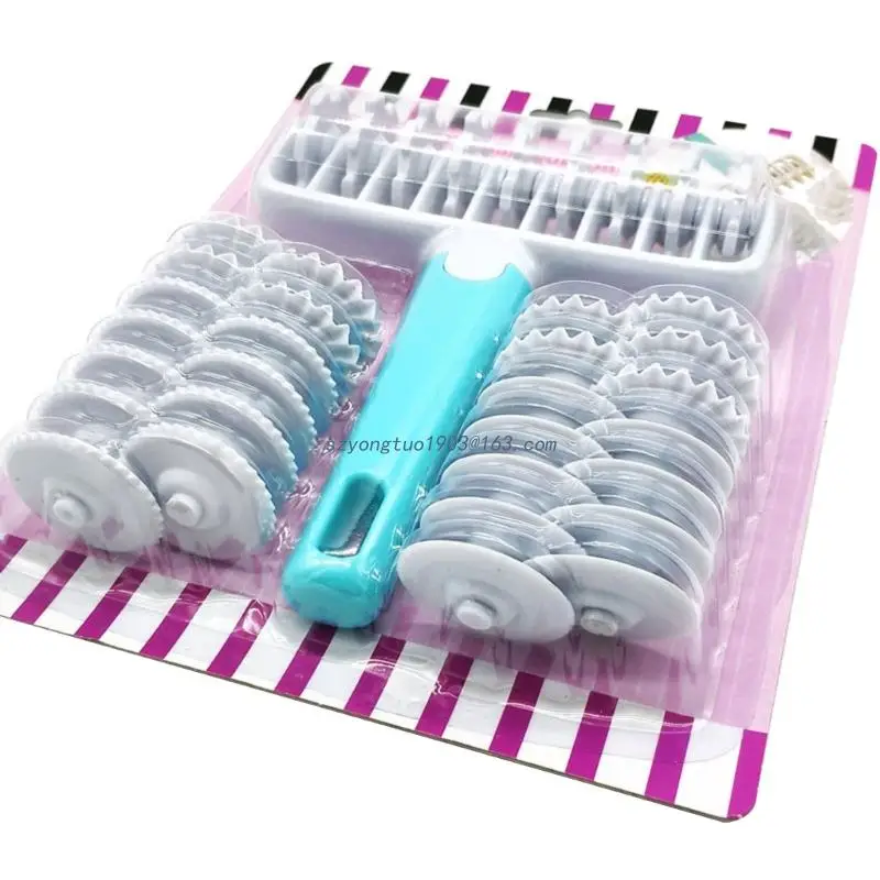

37Pcs 4 Types Gears Embosser Set Fondant Cutter Pastry Baking Mold Confectionery Cake Decorating Tool Wheel For Kitchen