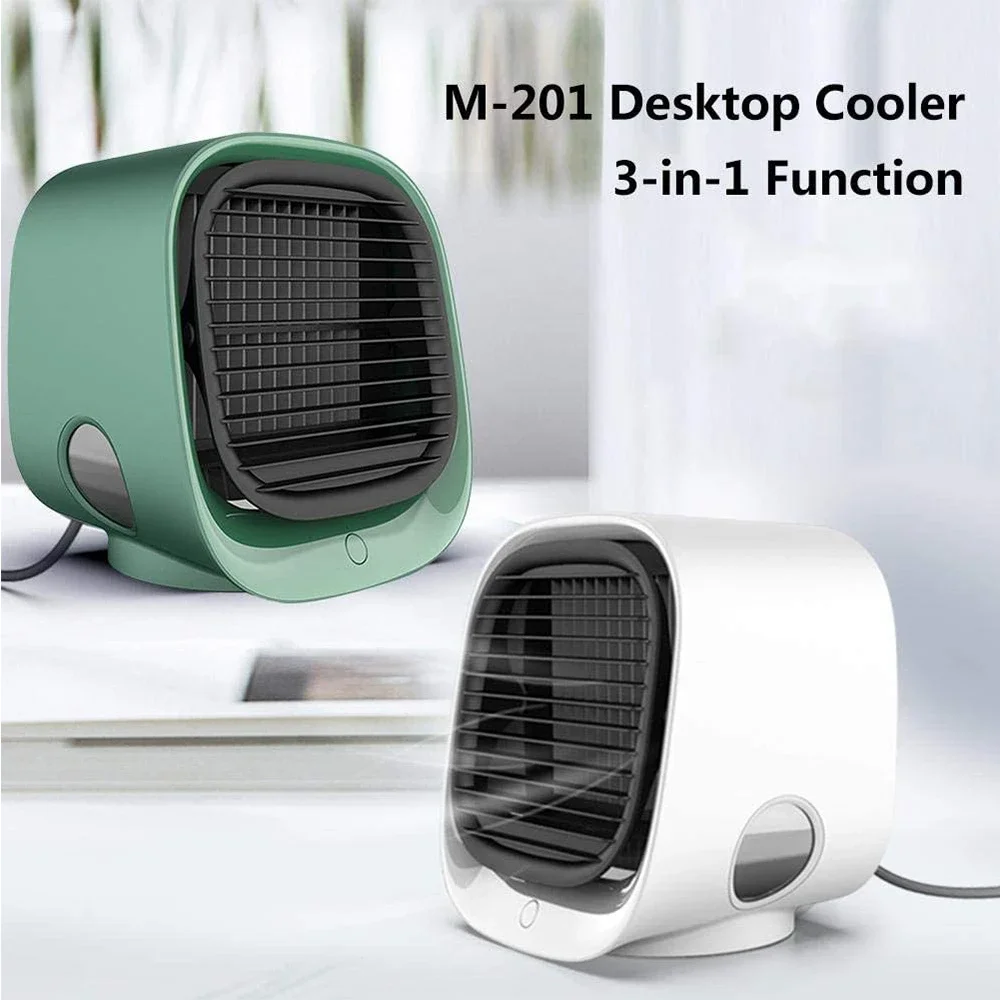 

Xiaomi Air Conditioner Air Cooler Humidifier Purifier Portable For Home Room Office 3 Speeds Desktop Quiet Cooling Fan