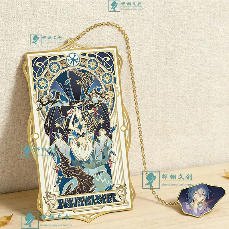 

Металлическая закладка Chrysos Heir из Honkai: Star Rail