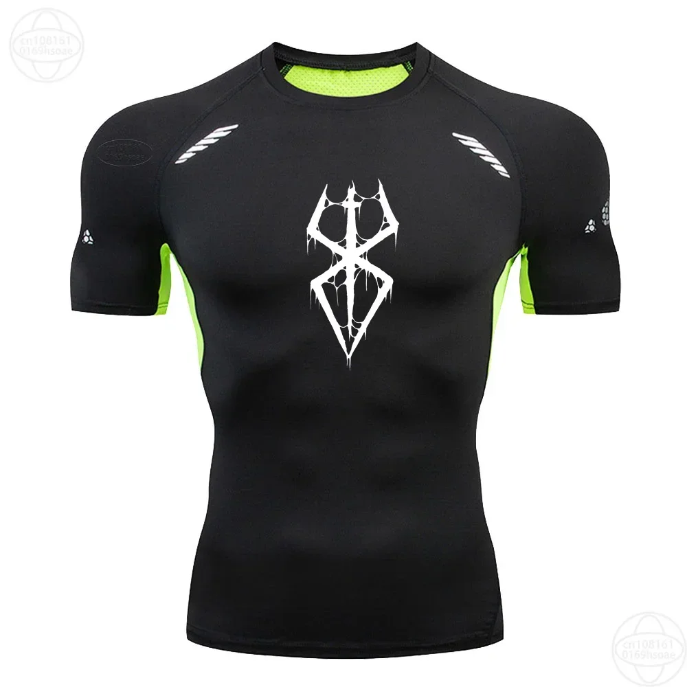 Мужская Летняя Быстросохнущая Дышащая Футболка Для Фитнеса И Бега Спортивный