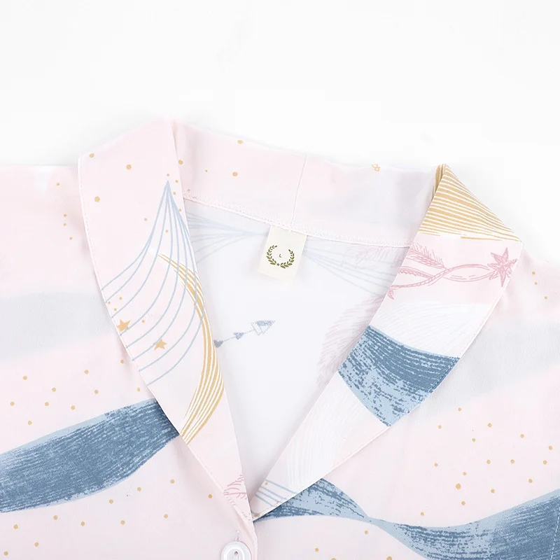 Spring 2PCS Womens Pajama Set Modal Pajamas Long-Sleeve Comfort Loose Home Clothes Pregnant Autumn New Women Pajamas Sleepwear