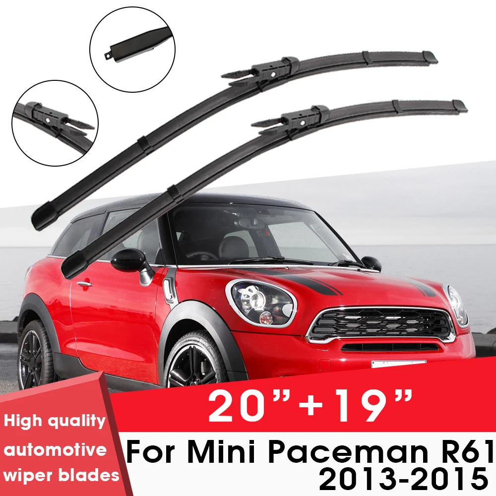 

BEMOST Car Wiper Blades Front Window Windshield Rubber Refill Wiper For Mini Paceman R61 2013-2015 20"+19" Car Accessories