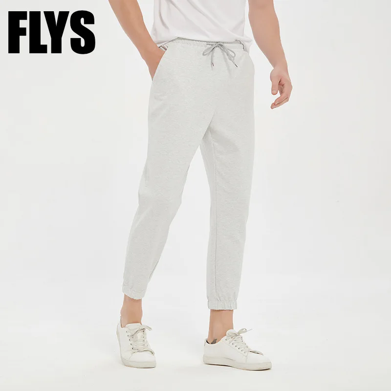 

Мужские облегающие брюки-султанки 2022 г, модные спортивные и повседневные брюки для отдыха, облегающие эластичные крутые летние брюки, новин...