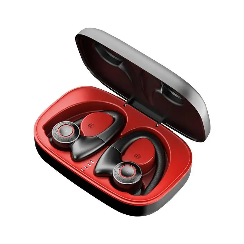 

Беспроводные наушники-вкладыши с крючками, наушники для бега для четкого вызова, закрытые Накладные наушники IPX5, водонепроницаемые наушники с крючками