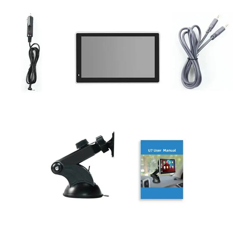 

7-дюймовый сенсорный мультимедийный плеер для беспроводной Android автомобильный стереоприемник BT FM передатчик для автомобилей