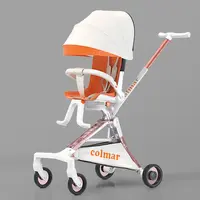 Colmar doll high landscape twin trike artifact flash two-way ultra-light foldable baby stroller wagon stroller
