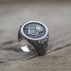 Винтажные мужские масонские кольца Тамплиер масонский AG перстень в стиле панк мужские модные украшения для вечеринок лучший подарок дропшиппинг