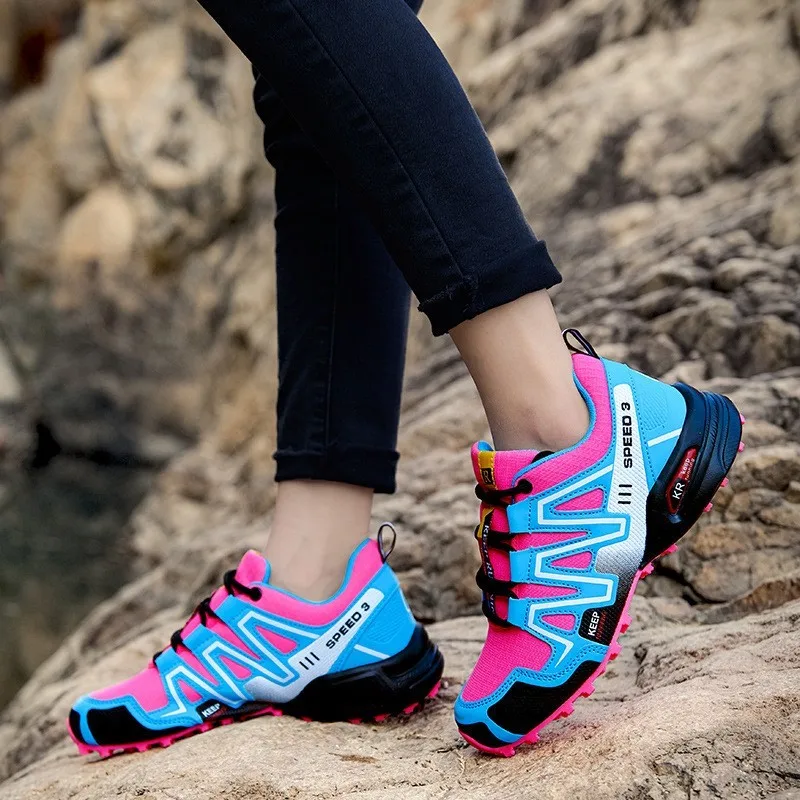 2023 Spring And Autumn New Outdoor Off Road Running Shoes Lightweight And Breathable Mountaineering Women's Shoes Hiking Shoes