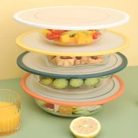 reusable silicone food can lid microwave plate cover bowl cup covers sealed suction lids vacuum cover kitchen accessories