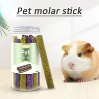 1 pcs hay chewing stick pet molar toy small animals teeth treats accessories for rabbit chinchilla guinea pigs hamster