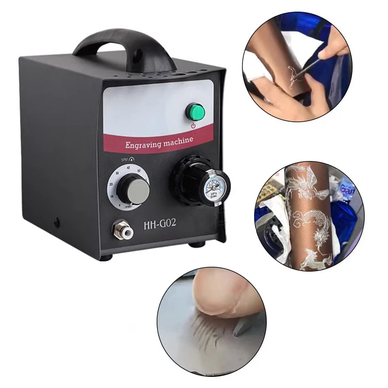 HH-G02 110 В/220 В Высококачественная одноголовочная пневматическая гравировальная
