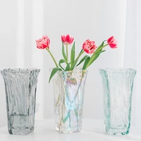 design funky aesthetic vase wedding luxury home hydroponic house vase office modern transparent vasi per fiori indoor supplies
