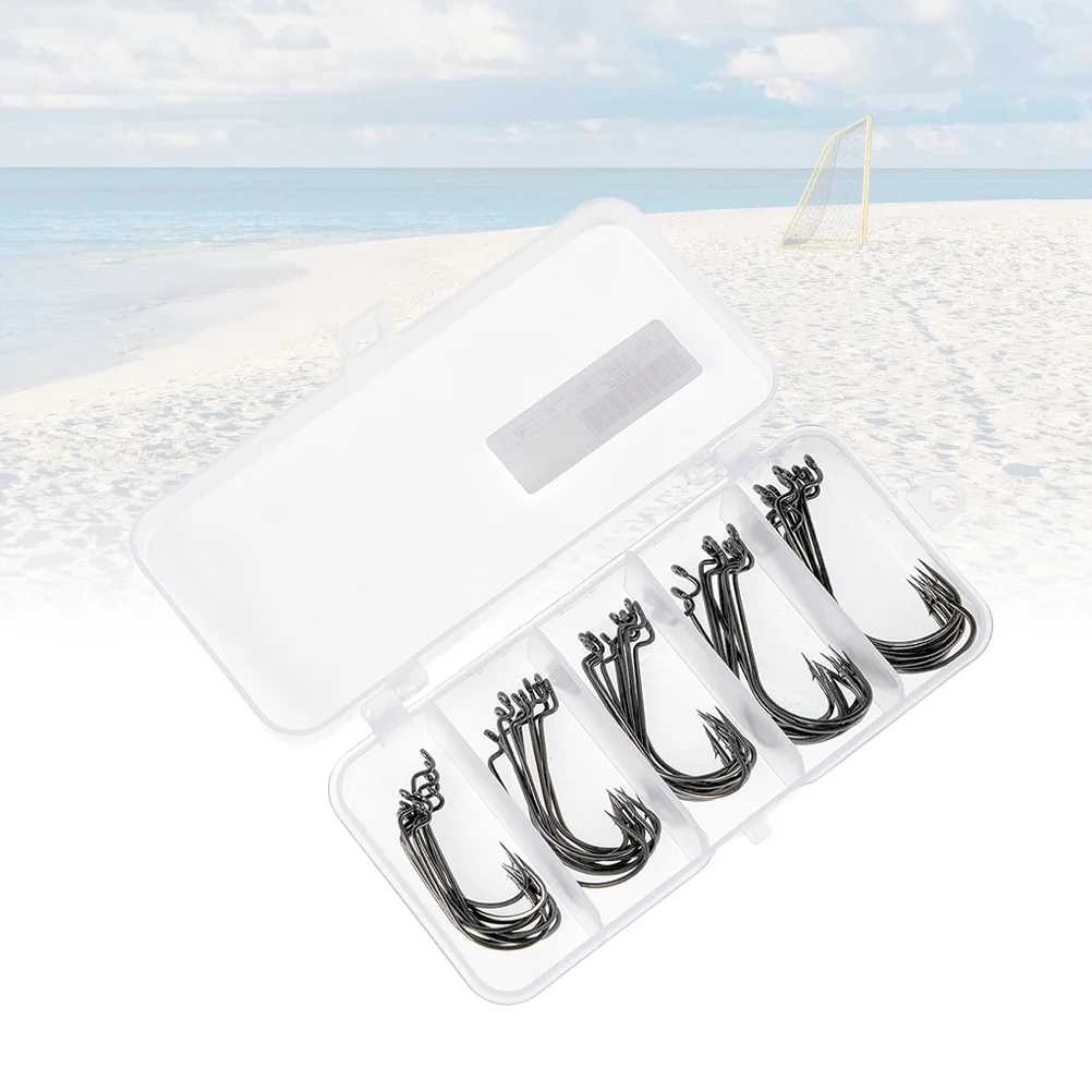 

50 шт., рыболовные крючки для офсетной рыбалки