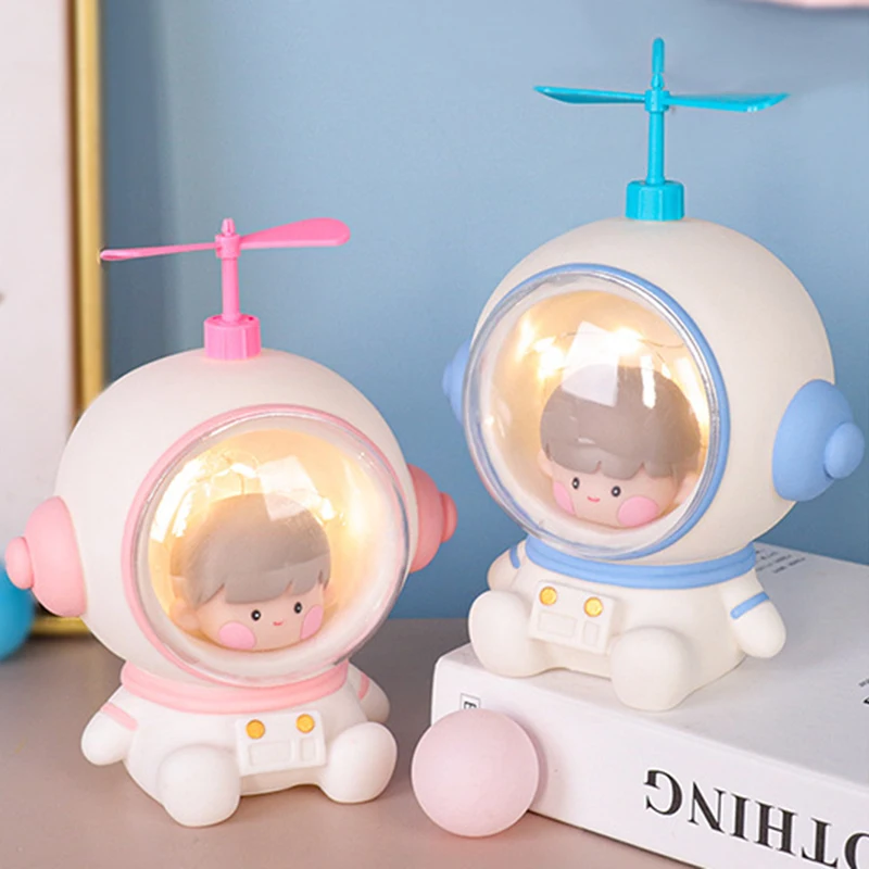 

2022 Cute Cartoon Astronaut Night Light Painted Crafts Creative Desktop Ornament Cute Cartoon Astronaut Night Light Home Decor