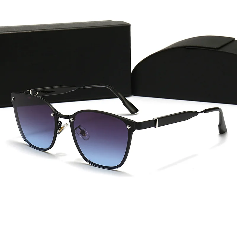 

DIXSG 2022 Luxury Deasign Women Sunglasses Vintage Retro Square Frame Eyewear Black Shade Big Brand Show UV400 Eyeglasses 22082