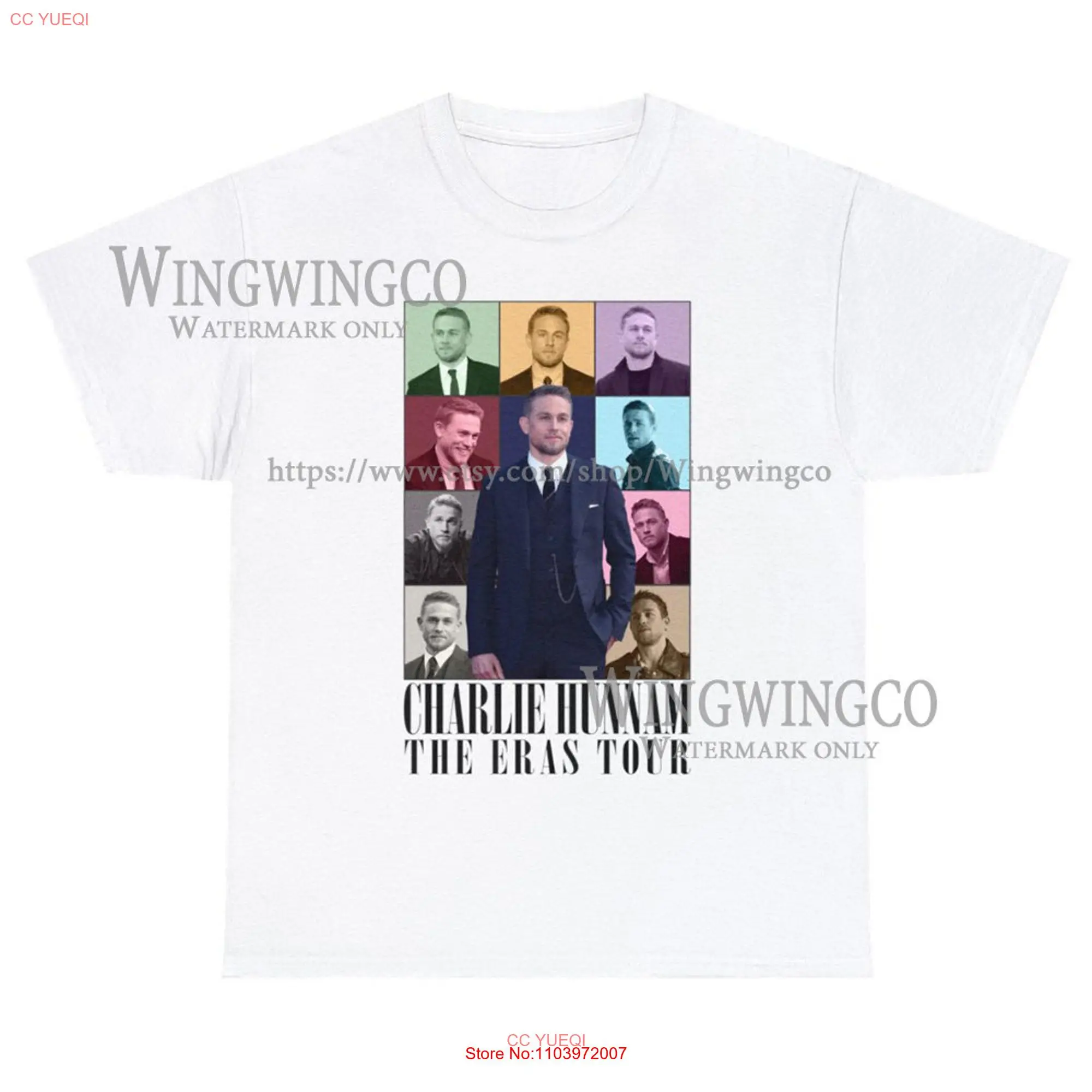 Футболка Charlie Hunnam The Eras Tour NoEnName_Null хлопок