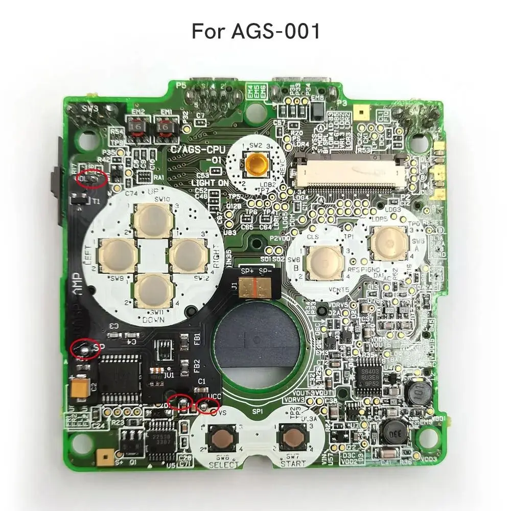Усилитель звука усилитель модуля усиления для GameBoy Advance SP GBA AGS-001/101 Board