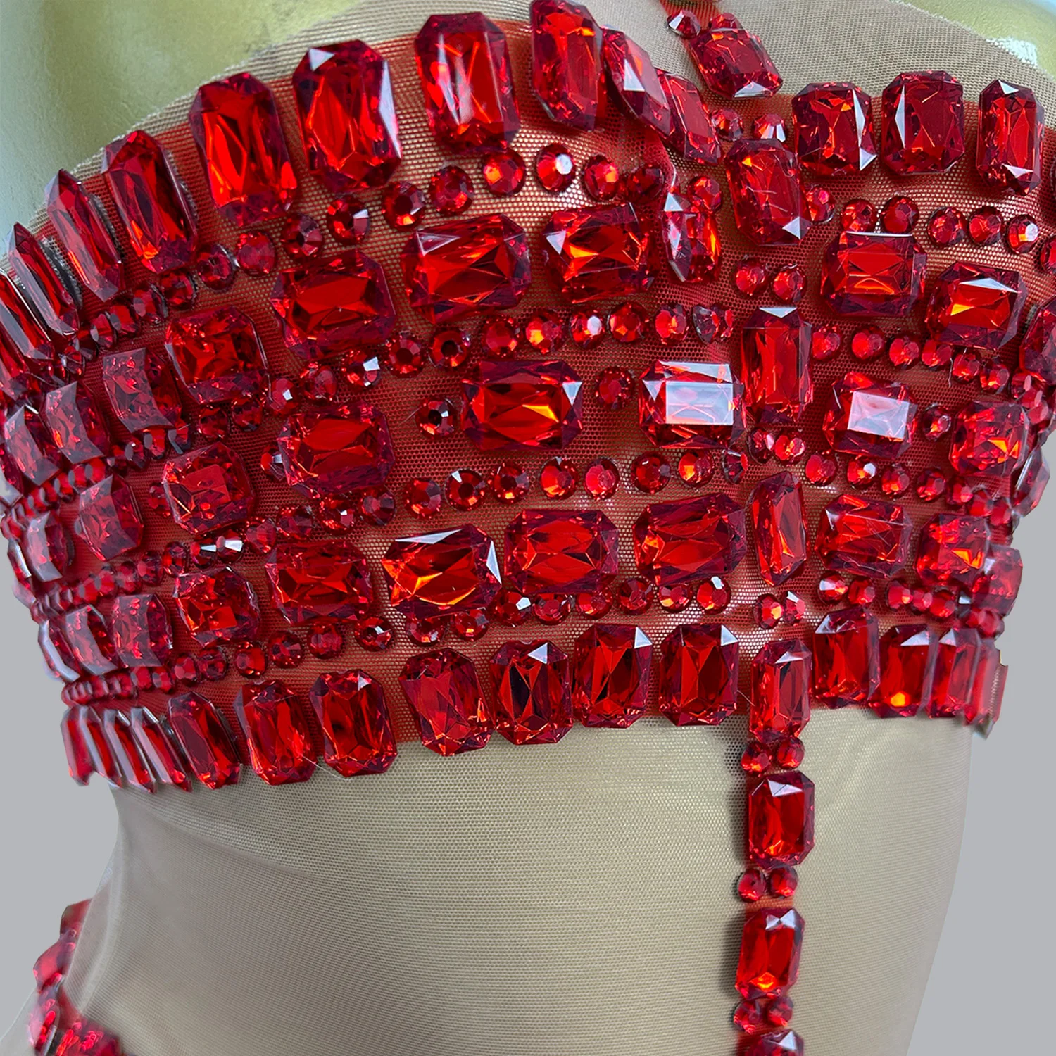 Блестящие стразы сексуальное прозрачное сетчатое мини-платье клубная горячая