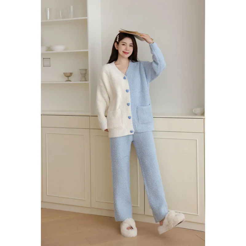 Рисунок 6 - Бархатная Пижама с половинным краем для женщин