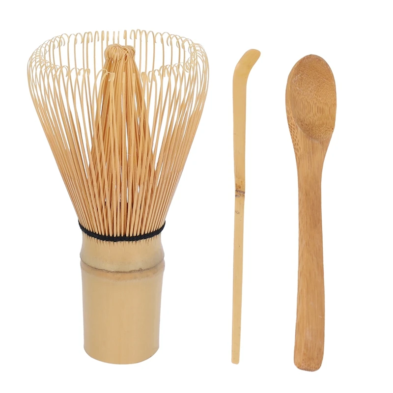 

Hot YO-Japanese Matcha Tea Set(3 Pcs) - Matcha Bamboo Whisk Tea Spoon,-Tea Ceremony Kit