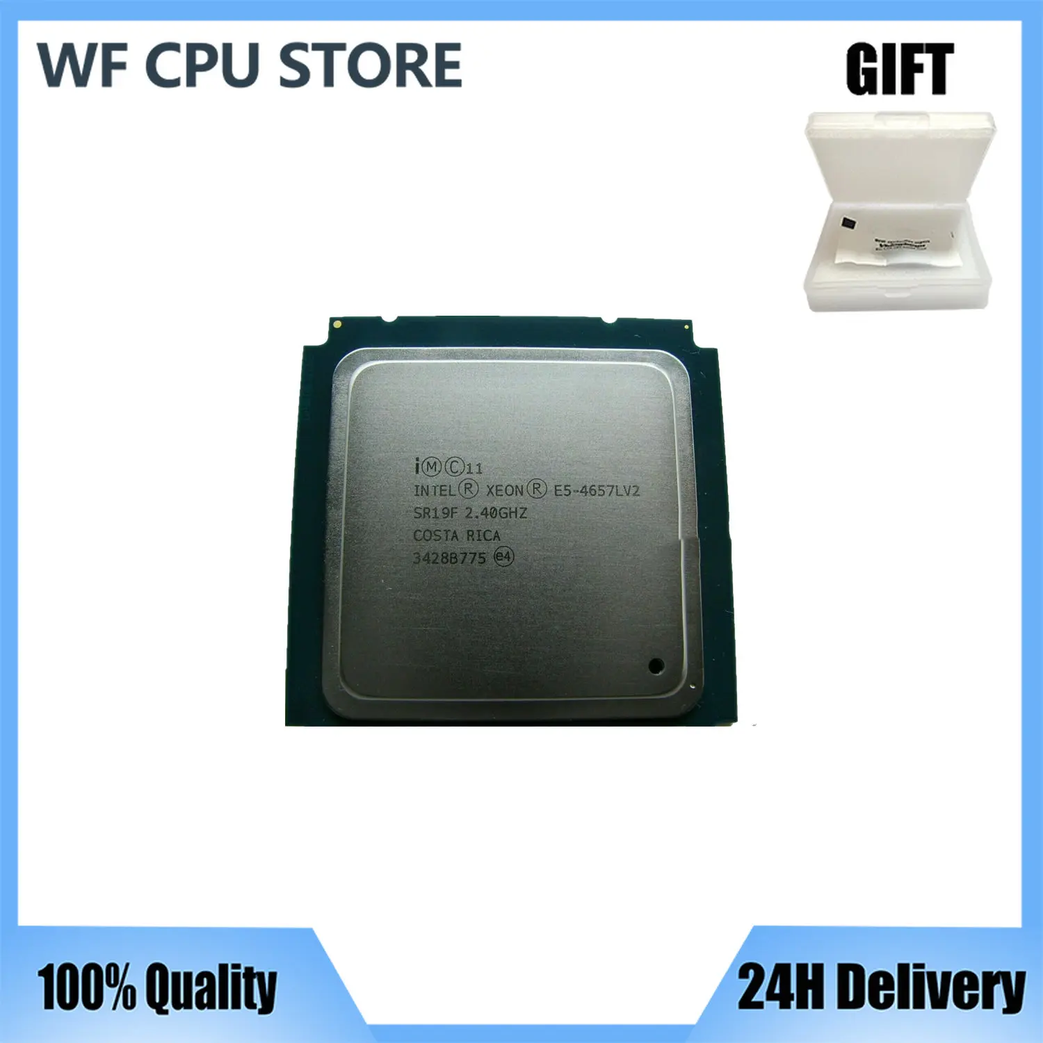 Intel ЦП Xeon Φ 2,4 GHz 12-Core 30M LGA2011 E5-4657LV2 V2 E5 4657LV2 процессор E5 4657L V2 бесплатная доставка