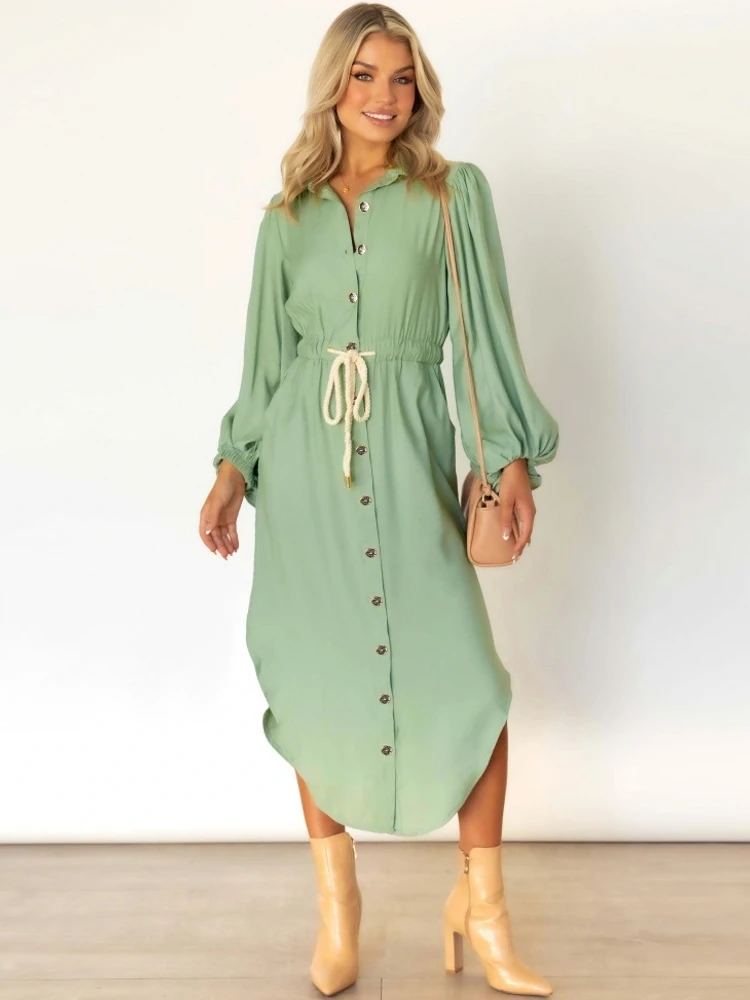 

Autumn New African Dresses For Women Vetement Femme Dashiki Irregular Shirt Dress Africa Clothes Dashiki Ankara Dresses Ladies