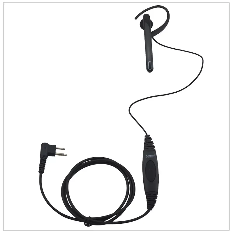

One-Wired G-Hook Ear Bar Boom mic 2-pin M plug Earpiece for Motorola Radio Walkie Talkie GP300 GP88S CP040 CP180 CT450 PRO2150