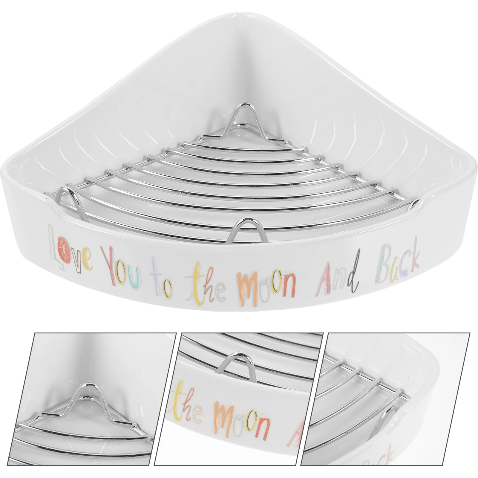 

Small Pet Ceramic Toilet Training Aid Potty Pad Holder Rabbit Rats Guinea Litter Box