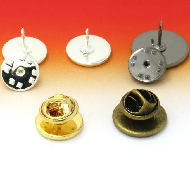 

10sets Brooch Base Blank Pin Holder For DIY Jewelry Making Finding 12 14 16 18 20mm Cabochon Base Accessories Wholesale