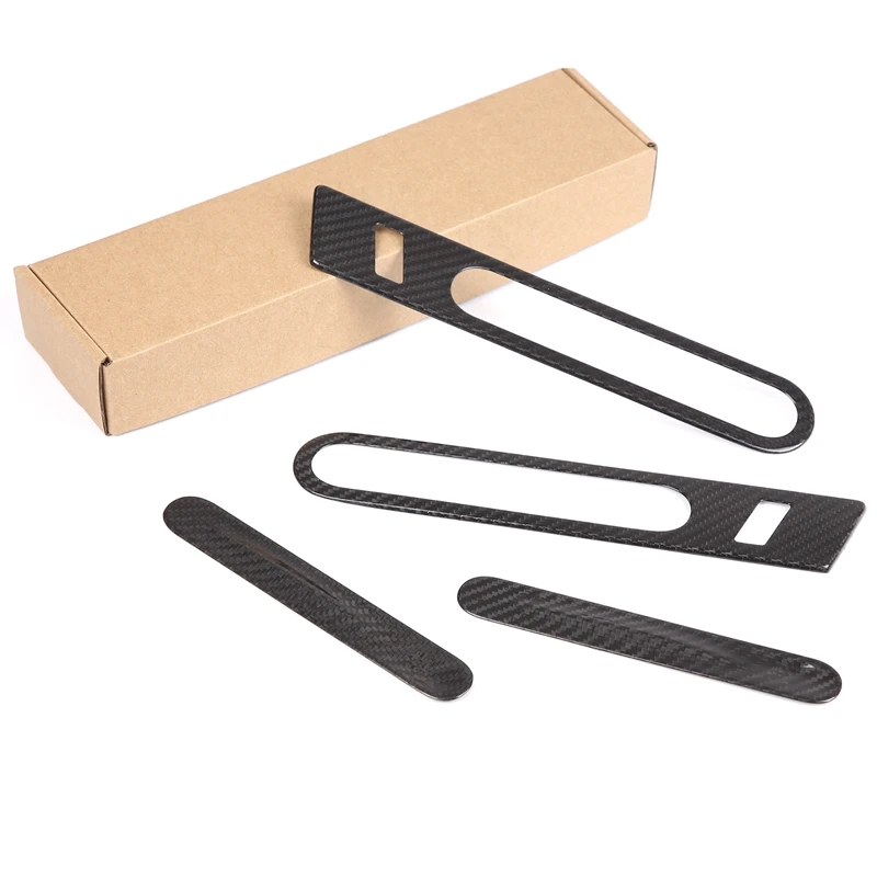 Наружная крышка дверной ручки из углеродного волокна для Nissan R35 GTR 2006-2018 глянцевая