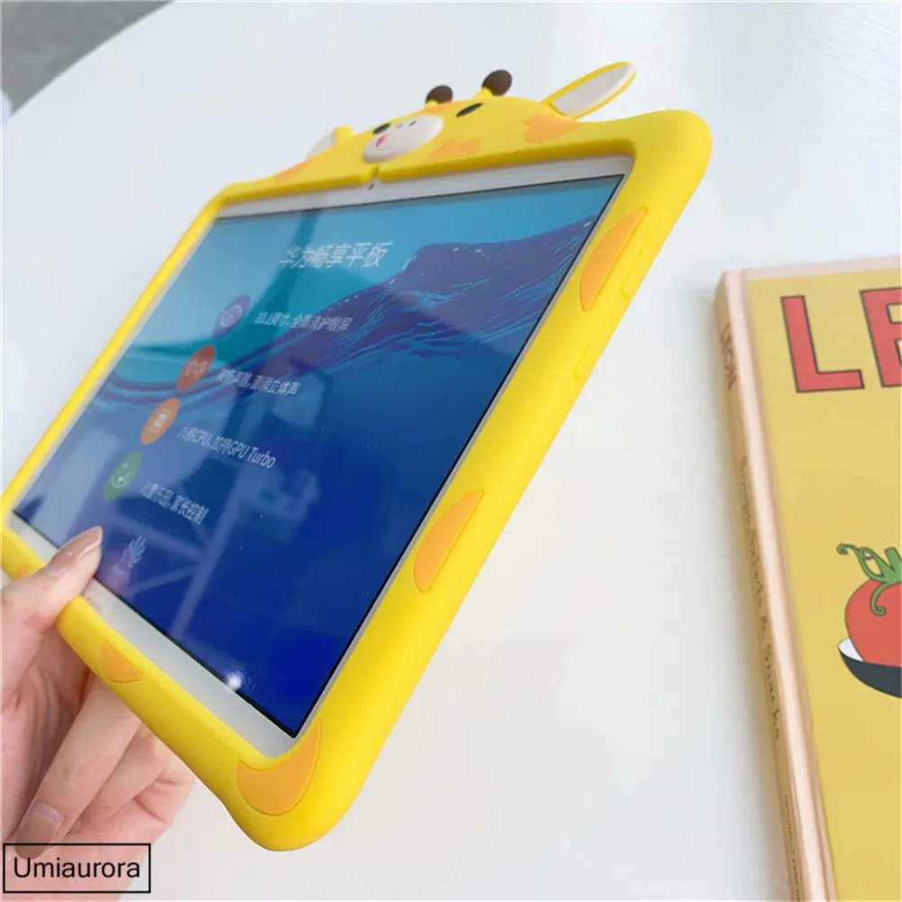 Детский мультяшный чехол для Huawei MatePad T10 T10S Pro 10 8 4 силиконовый планшета Mediapad M5 Lite 0